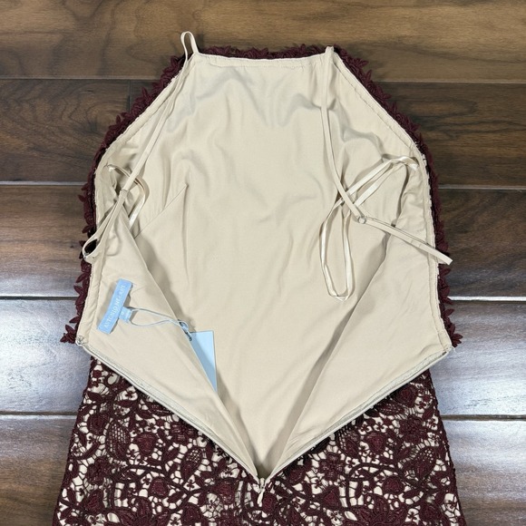 Antonio Melani Women's Size 0 Zifandel Nancy Schiffli Lace Sheath Dress - Picture 11 of 14